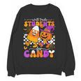 Will Trade Students For Candy Teacher Halloween Women Crewneck Sweatshirt, novelty gifts, funny gifts Will Trade Students For Candy Teacher Halloween Women Crewneck Sweatshirt, novelty gifts, funny gifts