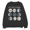 Women Science Teacher Moon Phases Scientist Back To School Women Crewneck Sweatshirt, novelty gifts, funny gifts