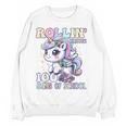 100 Days Of School Girls Teacher 100th Day Unicorn Outfit Women Crewneck Sweatshirt, novelty gifts, funny gifts 100 Days Of School Girls Teacher 100th Day Unicorn Outfit Women Crewneck Sweatshirt, novelty gifts, funny gifts