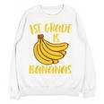 1st Grade Is Bananas Teacher Teaching Back To School Women Crewneck Sweatshirt, novelty gifts, funny gifts 1st Grade Is Bananas Teacher Teaching Back To School Women Crewneck Sweatshirt, novelty gifts, funny gifts
