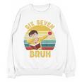 67 Meme Six Seven Bruh Retro Dabbing Teacher School Women Crewneck Sweatshirt, novelty gifts, funny gifts 67 Meme Six Seven Bruh Retro Dabbing Teacher School Women Crewneck Sweatshirt, novelty gifts, funny gifts