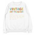 Art Teacher Definition Back To School First Day Women Crewneck Sweatshirt, novelty gifts, funny gifts