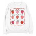Bilingual Education Is My Jam Strawberry Spanish Teacher Women Crewneck Sweatshirt, novelty gifts, funny gifts Bilingual Education Is My Jam Strawberry Spanish Teacher Women Crewneck Sweatshirt, novelty gifts, funny gifts