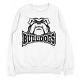 Bulldogs Teacher Student School Sports Fan Team Spirit Women Crewneck Sweatshirt, novelty gifts, funny gifts