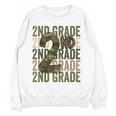 Camo Team 2nd Grade Squad Back To School Teacher Kids Boys Women Crewneck Sweatshirt, novelty gifts, funny gifts