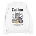 Cation Shirt Cat Science Chemistry Teacher Chemist Pun Women Crewneck Sweatshirt, novelty gifts, funny gifts Cation Shirt Cat Science Chemistry Teacher Chemist Pun Women Crewneck Sweatshirt, novelty gifts, funny gifts