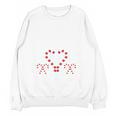Christmas Candy Cane Work Of Heart Fourth 4th Grade Teacher Women Crewneck Sweatshirt, novelty gifts, funny gifts Christmas Candy Cane Work Of Heart Fourth 4th Grade Teacher Women Crewneck Sweatshirt, novelty gifts, funny gifts