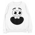 Creepy Carrots Face Teacher Halloween Costume Matching Women Crewneck Sweatshirt, novelty gifts, funny gifts Creepy Carrots Face Teacher Halloween Costume Matching Women Crewneck Sweatshirt, novelty gifts, funny gifts
