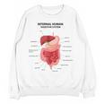 Digestive System Anatomy Anatomical Biology Teacher Men Women Women Crewneck Sweatshirt, novelty gifts, funny gifts