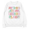 My Dog Ate My Lesson Plan Kindergarten Teacher Dog Lover For Men Women Women Crewneck Sweatshirt, novelty gifts, funny gifts My Dog Ate My Lesson Plan Kindergarten Teacher Dog Lover For Men Women Women Crewneck Sweatshirt, novelty gifts, funny gifts