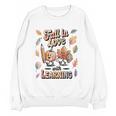 Fall In Love With Learning Teacher Autumn School Women Crewneck Sweatshirt, novelty gifts, funny gifts Fall In Love With Learning Teacher Autumn School Women Crewneck Sweatshirt, novelty gifts, funny gifts