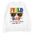 Field Day 2025 Let The Games Begin Kids Boys Girls Teachers Women Crewneck Sweatshirt, novelty gifts, funny gifts Field Day 2025 Let The Games Begin Kids Boys Girls Teachers Women Crewneck Sweatshirt, novelty gifts, funny gifts