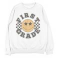 First Grade Teacher First Day Of 1st Grade Back To School Women Crewneck Sweatshirt, novelty gifts, funny gifts First Grade Teacher First Day Of 1st Grade Back To School Women Crewneck Sweatshirt, novelty gifts, funny gifts