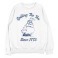 Fun 4th Of July Spilling The Tea Since 1773 History Teacher Women Crewneck Sweatshirt, novelty gifts, funny gifts Fun 4th Of July Spilling The Tea Since 1773 History Teacher Women Crewneck Sweatshirt, novelty gifts, funny gifts