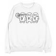 Ghost Costume Gym Physical Education Teacher PE Coach Women Crewneck Sweatshirt, novelty gifts, funny gifts Ghost Costume Gym Physical Education Teacher PE Coach Women Crewneck Sweatshirt, novelty gifts, funny gifts