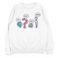 Grammar Teacher Punctuation English First Day Back To School Women Crewneck Sweatshirt, novelty gifts, funny gifts