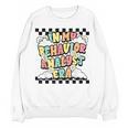 Groovy ABA RBT Therapist In My Behavior Analyst Era Teacher Women Crewneck Sweatshirt, novelty gifts, funny gifts Groovy ABA RBT Therapist In My Behavior Analyst Era Teacher Women Crewneck Sweatshirt, novelty gifts, funny gifts