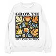 Growth Not Perfection Abstract Florals SPED Teacher Women Crewneck Sweatshirt, novelty gifts, funny gifts