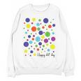 Happy Dot Day 2025 Polka Dot Boys Girls Kids Teacher Dot Day Women Crewneck Sweatshirt, novelty gifts, funny gifts