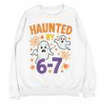Haunted 67 Ghost Math Teacher Halloween Costume Math Pun Women Crewneck Sweatshirt, novelty gifts, funny gifts Haunted 67 Ghost Math Teacher Halloween Costume Math Pun Women Crewneck Sweatshirt, novelty gifts, funny gifts