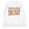 Inclusion Matters Groovy American Sign Language ASL Teacher For Men Women Women Crewneck Sweatshirt, novelty gifts, funny gifts Inclusion Matters Groovy American Sign Language ASL Teacher For Men Women Women Crewneck Sweatshirt, novelty gifts, funny gifts