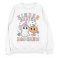 Kindergarten Boo Crew Halloween Floral Ghost Kinder Teacher Women Crewneck Sweatshirt, novelty gifts, funny gifts