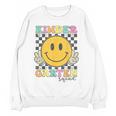 Kindergarten Squad Smile Face Teachers Kids Back To School Women Crewneck Sweatshirt, novelty gifts, funny gifts Kindergarten Squad Smile Face Teachers Kids Back To School Women Crewneck Sweatshirt, novelty gifts, funny gifts