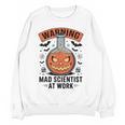 Mad Scientist Pumpkin Science Teacher Halloween Costume Kids Women Crewneck Sweatshirt, novelty gifts, funny gifts Mad Scientist Pumpkin Science Teacher Halloween Costume Kids Women Crewneck Sweatshirt, novelty gifts, funny gifts