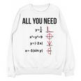 Math Graphs Mathematics Math Teacher Women Crewneck Sweatshirt, novelty gifts, funny gifts Math Graphs Mathematics Math Teacher Women Crewneck Sweatshirt, novelty gifts, funny gifts