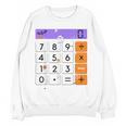 Math Teacher Halloween Costume Calculator Math Pun Women Crewneck Sweatshirt, novelty gifts, funny gifts