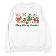 Very Merry Teacher Christmas Goose Silly Holiday Party Women Crewneck Sweatshirt, novelty gifts, funny gifts