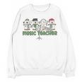 Music Teacher Christmas Holiday Wnter Music Instructor Women Crewneck Sweatshirt, novelty gifts, funny gifts Music Teacher Christmas Holiday Wnter Music Instructor Women Crewneck Sweatshirt, novelty gifts, funny gifts