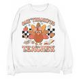 One Thankful Teacher Thanksgiving Retro Groovy Fall Teachers Women Crewneck Sweatshirt, novelty gifts, funny gifts One Thankful Teacher Thanksgiving Retro Groovy Fall Teachers Women Crewneck Sweatshirt, novelty gifts, funny gifts