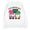 Poly-Gnome-Ials Algebra Teacher Calcul Teacher Women Crewneck Sweatshirt, novelty gifts, funny gifts