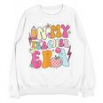 Retro Groovy In My Teaching Era Best Teacher Appreciation Women Crewneck Sweatshirt, novelty gifts, funny gifts Retro Groovy In My Teaching Era Best Teacher Appreciation Women Crewneck Sweatshirt, novelty gifts, funny gifts