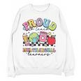 Retro Proud To Teach Multilingual Learners English Teacher Women Crewneck Sweatshirt, novelty gifts, funny gifts