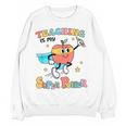 Retro Teaching Is My Superpower Apple Teacher Appreciation Women Crewneck Sweatshirt, novelty gifts, funny gifts Retro Teaching Is My Superpower Apple Teacher Appreciation Women Crewneck Sweatshirt, novelty gifts, funny gifts
