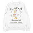 Silly Goose Teacher Club Women Crewneck Sweatshirt, novelty gifts, funny gifts Silly Goose Teacher Club Women Crewneck Sweatshirt, novelty gifts, funny gifts