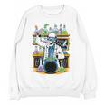 Skeleton Mad Scientist Halloween Costume Science Teacher Women Crewneck Sweatshirt, novelty gifts, funny gifts Skeleton Mad Scientist Halloween Costume Science Teacher Women Crewneck Sweatshirt, novelty gifts, funny gifts