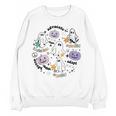 Special Education Teacher Halloween Pumpkin Ghost Inclusion Women Crewneck Sweatshirt, novelty gifts, funny gifts
