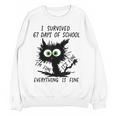 I Survived 67 Days Of School Teachers Students Humor Women Crewneck Sweatshirt, novelty gifts, funny gifts I Survived 67 Days Of School Teachers Students Humor Women Crewneck Sweatshirt, novelty gifts, funny gifts