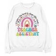 It Takes A Big Heart To Shape Little Minds Teacher Assistant Women Crewneck Sweatshirt, novelty gifts, funny gifts It Takes A Big Heart To Shape Little Minds Teacher Assistant Women Crewneck Sweatshirt, novelty gifts, funny gifts