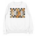 Teacher Appreciation Boho Floral Leopard Checkered Women Crewneck Sweatshirt, novelty gifts, funny gifts