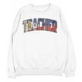 Teacher Filipino Vintage Heritage DNA Flag Women Crewneck Sweatshirt, novelty gifts, funny gifts Teacher Filipino Vintage Heritage DNA Flag Women Crewneck Sweatshirt, novelty gifts, funny gifts