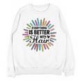 Teacher Flair Pen Art Lover School Supplies Women Crewneck Sweatshirt, novelty gifts, funny gifts Teacher Flair Pen Art Lover School Supplies Women Crewneck Sweatshirt, novelty gifts, funny gifts
