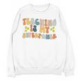 Teaching Is My Superpower Vintage Groovy University Teacher Women Crewneck Sweatshirt, novelty gifts, funny gifts Teaching Is My Superpower Vintage Groovy University Teacher Women Crewneck Sweatshirt, novelty gifts, funny gifts