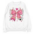 Teaching Is A Work Of Heart Pencil Bow Teacher Valentine Women Crewneck Sweatshirt, novelty gifts, funny gifts Teaching Is A Work Of Heart Pencil Bow Teacher Valentine Women Crewneck Sweatshirt, novelty gifts, funny gifts