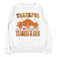 Thankful Teacher's Aide Thanksgiving Autumn Fall Women Men Women Crewneck Sweatshirt, novelty gifts, funny gifts