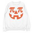 Thanksgiving Math Teacher Pumpkin Pi Pie Math Costume Women Crewneck Sweatshirt, novelty gifts, funny gifts