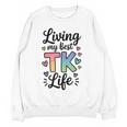 Transitional Kindergarten TK Teacher Women Crewneck Sweatshirt, novelty gifts, funny gifts Transitional Kindergarten TK Teacher Women Crewneck Sweatshirt, novelty gifts, funny gifts